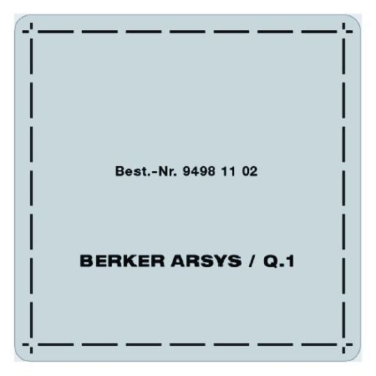 Berker Klebefolie 94981102