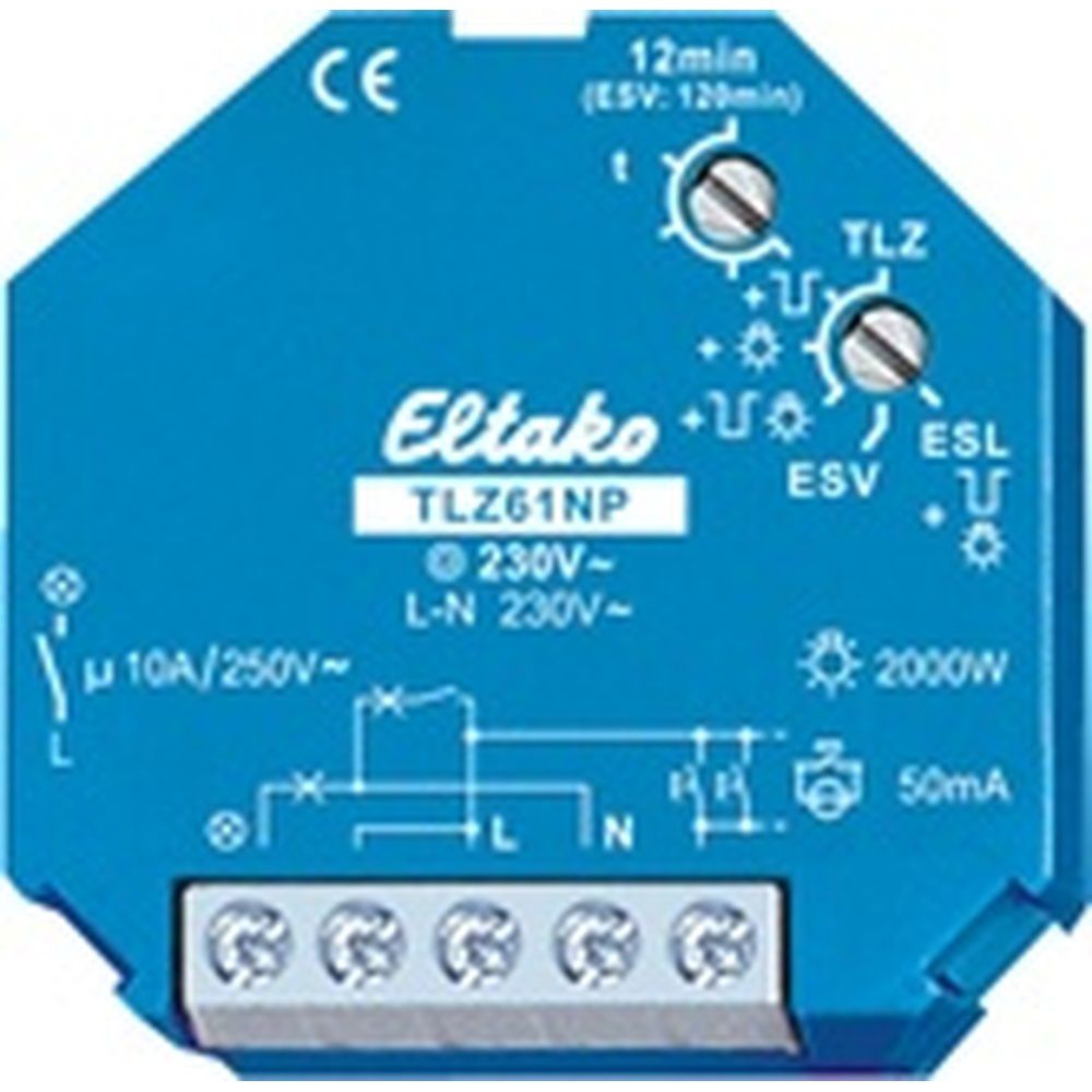 Eltako Treppenlicht Zeitschalter 61100102 Typ TLZ61NP-230V