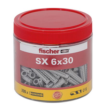 Fischer Dübel 531030 Typ SX 6x30 Dose 