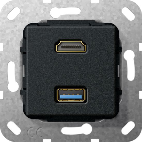 Gira Einsatz HDMI USB 567810