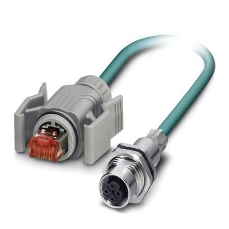 Phoenix Contact Ethernet Kabel 1406247 Typ VS-M12FSBP-IP67-93E-LI/2,0 
