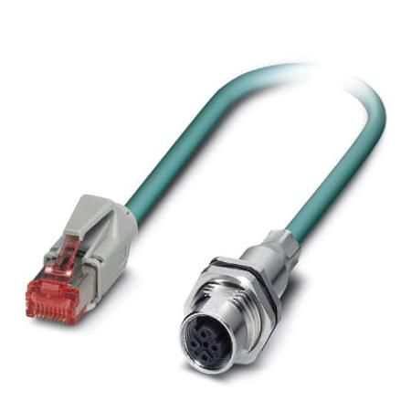 Phoenix Contact Ethernet Kabel 1406085 Typ VS-M12FSBP-IP20-93E-LI/2,0 