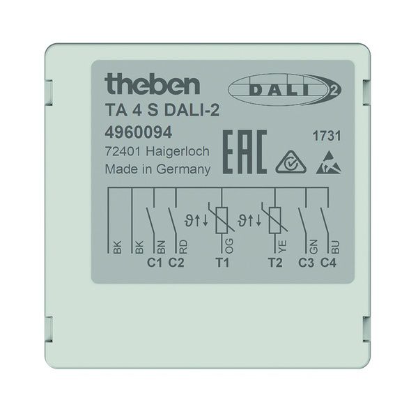 Theben tasterschnittstelle 4960094 Typ TA 4 S DALI-2