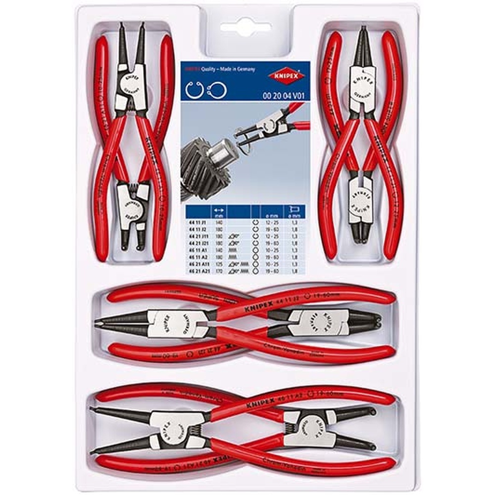 Knipex Sicherungsringzangen Set 00 20 04 V01
