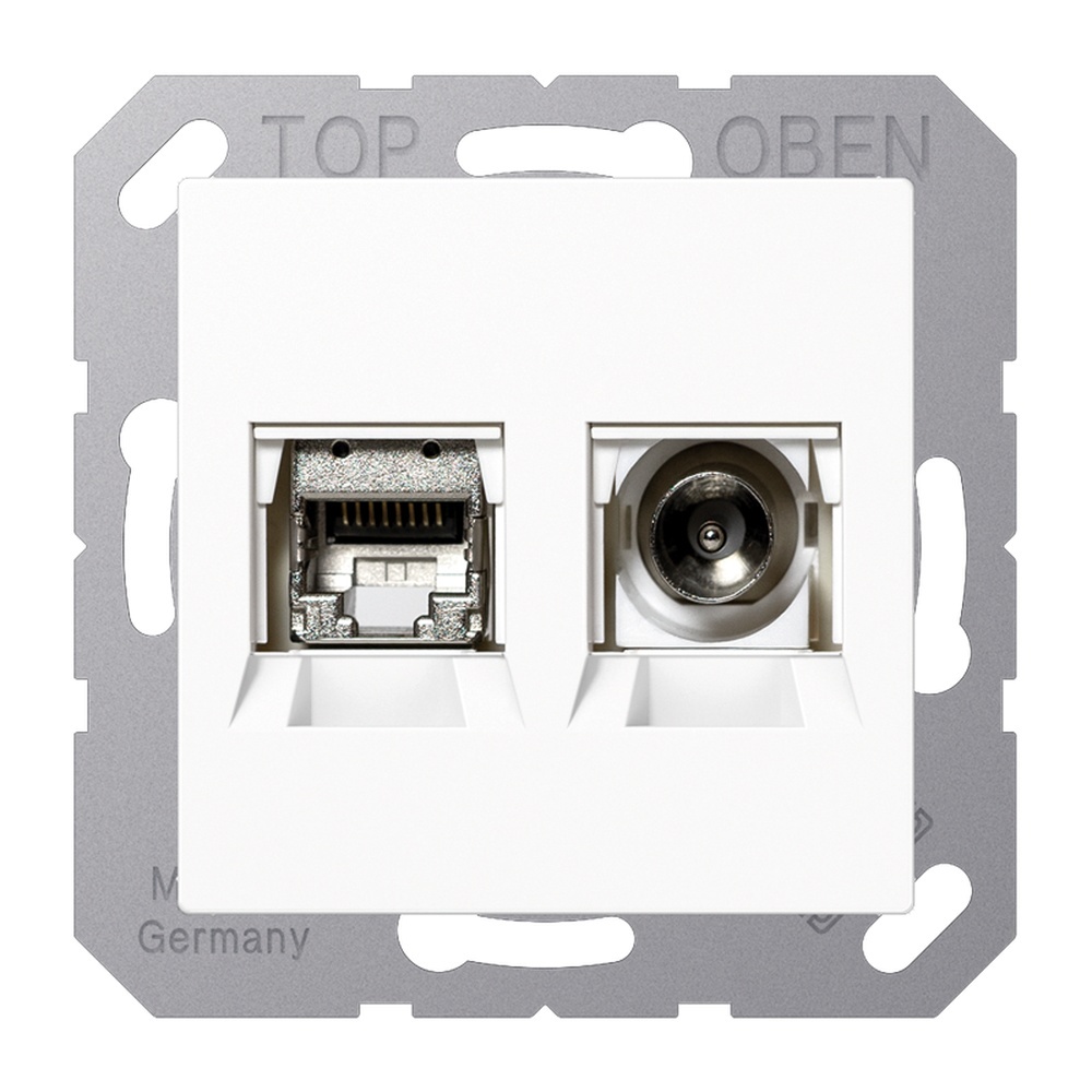 Jung Smart TV Anschlussdose MMDA4521WW