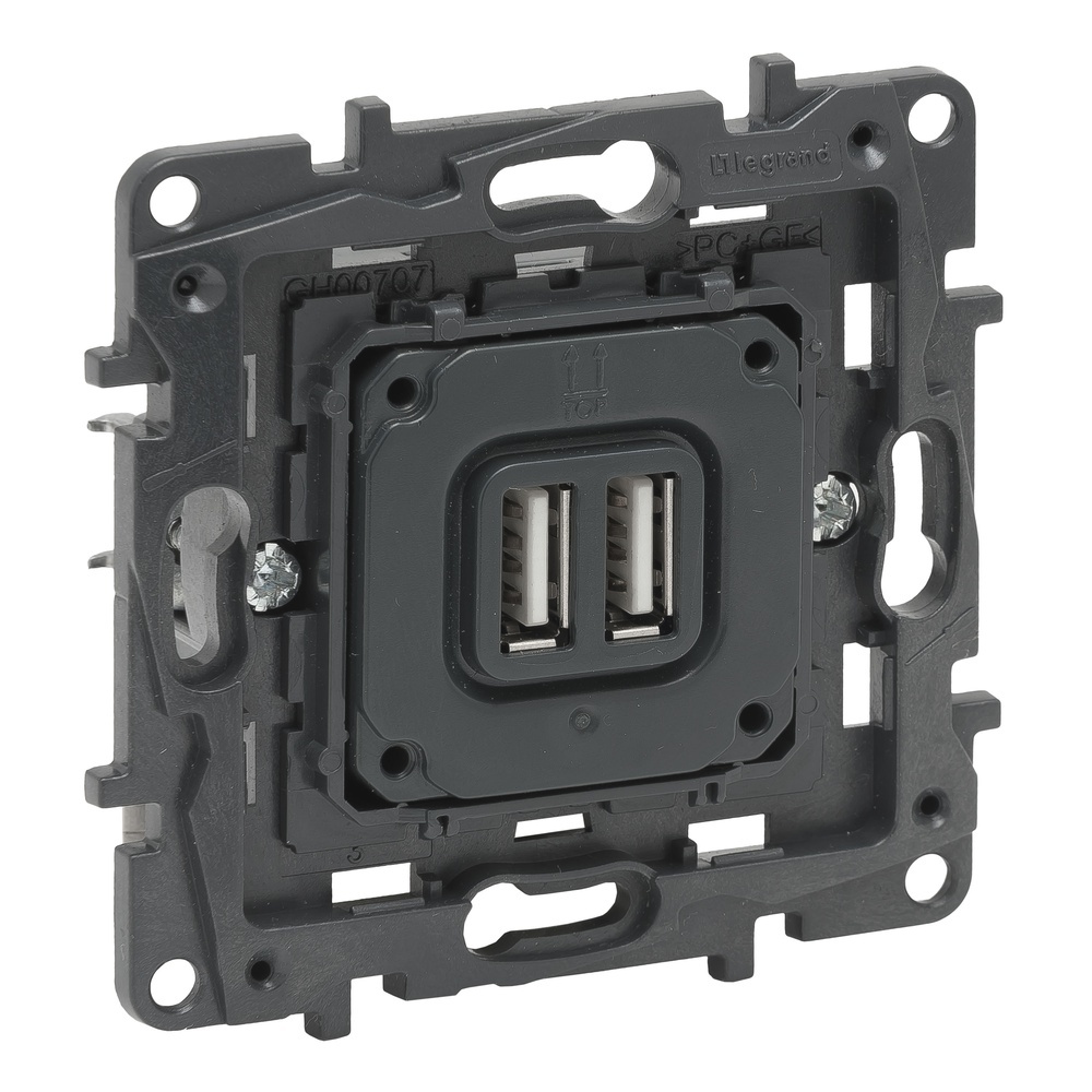 Legrand Niloe Step Einsatz 2XUSB Ladesteckdose 864024