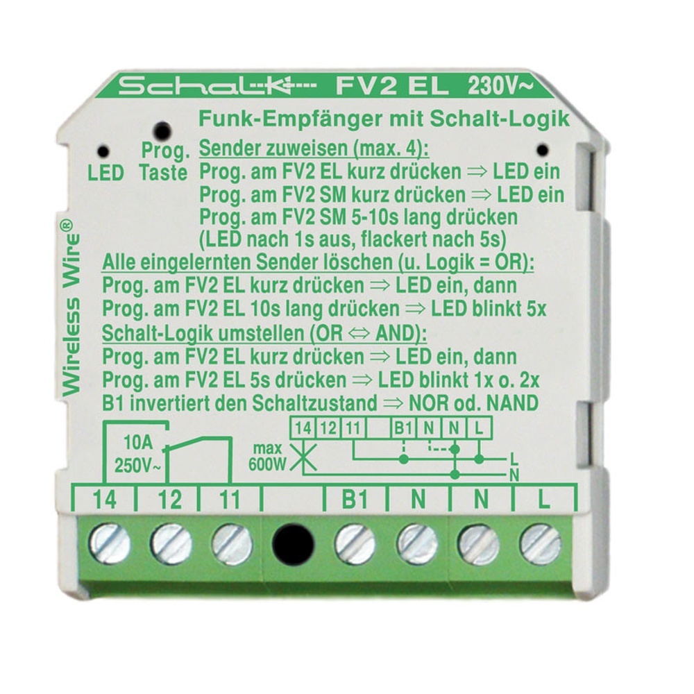 Schalk Funk Empfänger FV2EL9 Typ FV2 EL