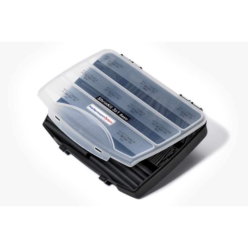 Hellermann Warmschrumpfschlauch Set 380-03001 Typ ShrinKit 321 Basic PO-X BK