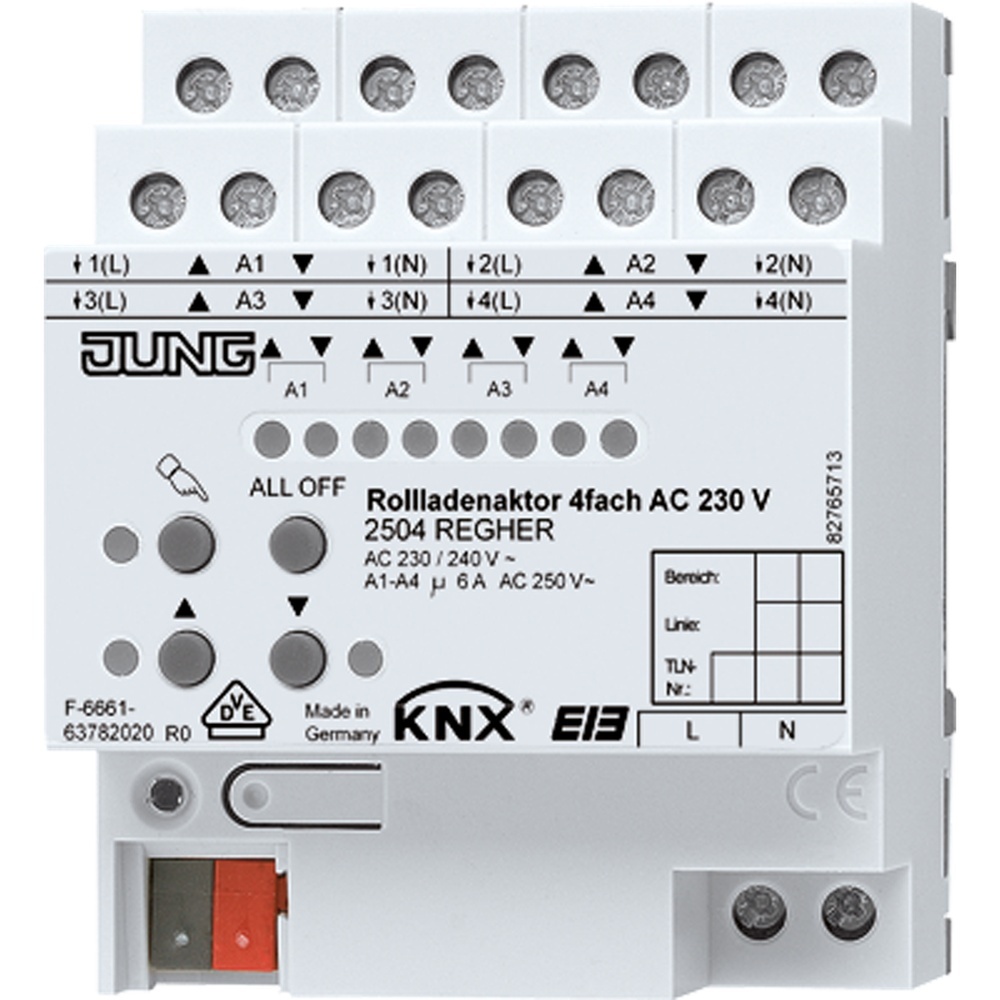 Jung KNX Rollladenaktor 2504 REGHER