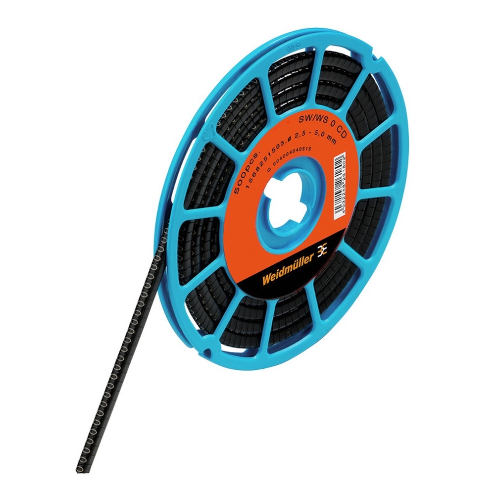 Weidmüller Kabelmarkierungssystem 1568251503 Typ CLI C 1-3 SW/WS 0 CD