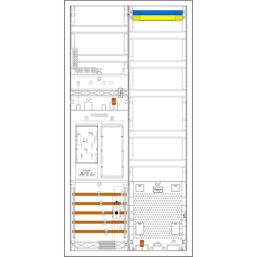 f-tronic Komplettschrank 7195099 Typ EHZ721APZD01