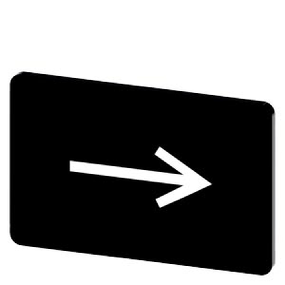 Siemens Bezeichnungsschild 3SU1900-0AD16-0QR0