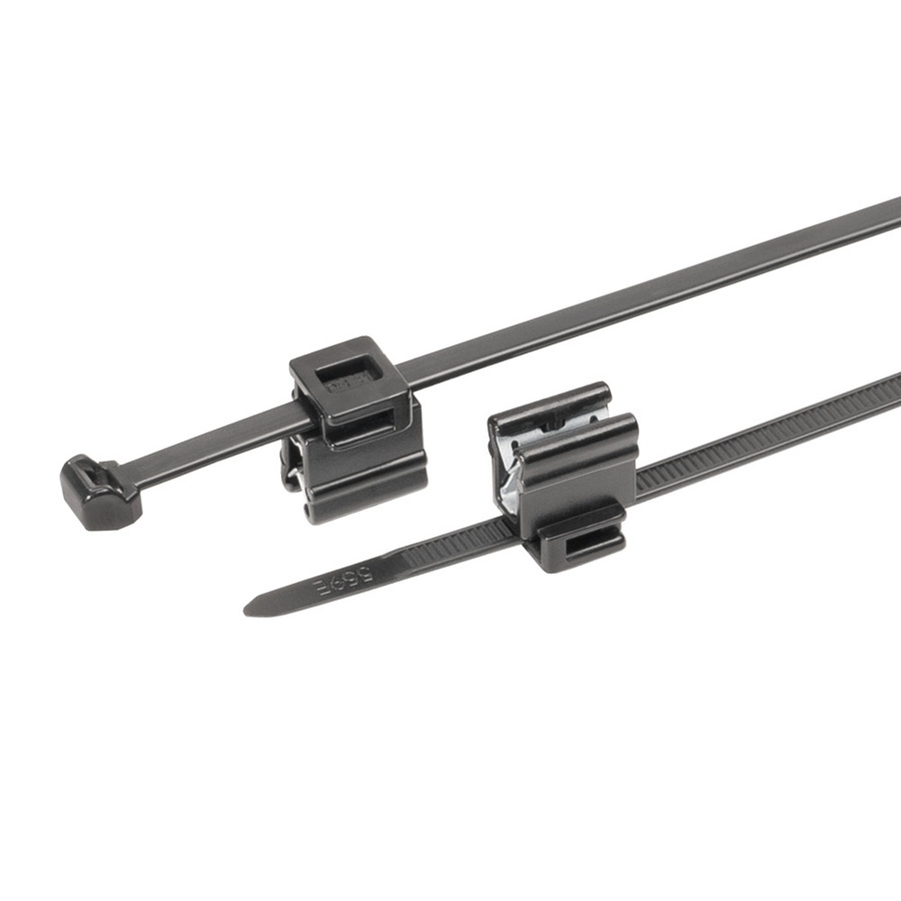 Hellermann Tyton Befestigungsbinder 150-76079 Typ T50ROSEC4B-PA66HS/PA66HIRHS-BK (500)