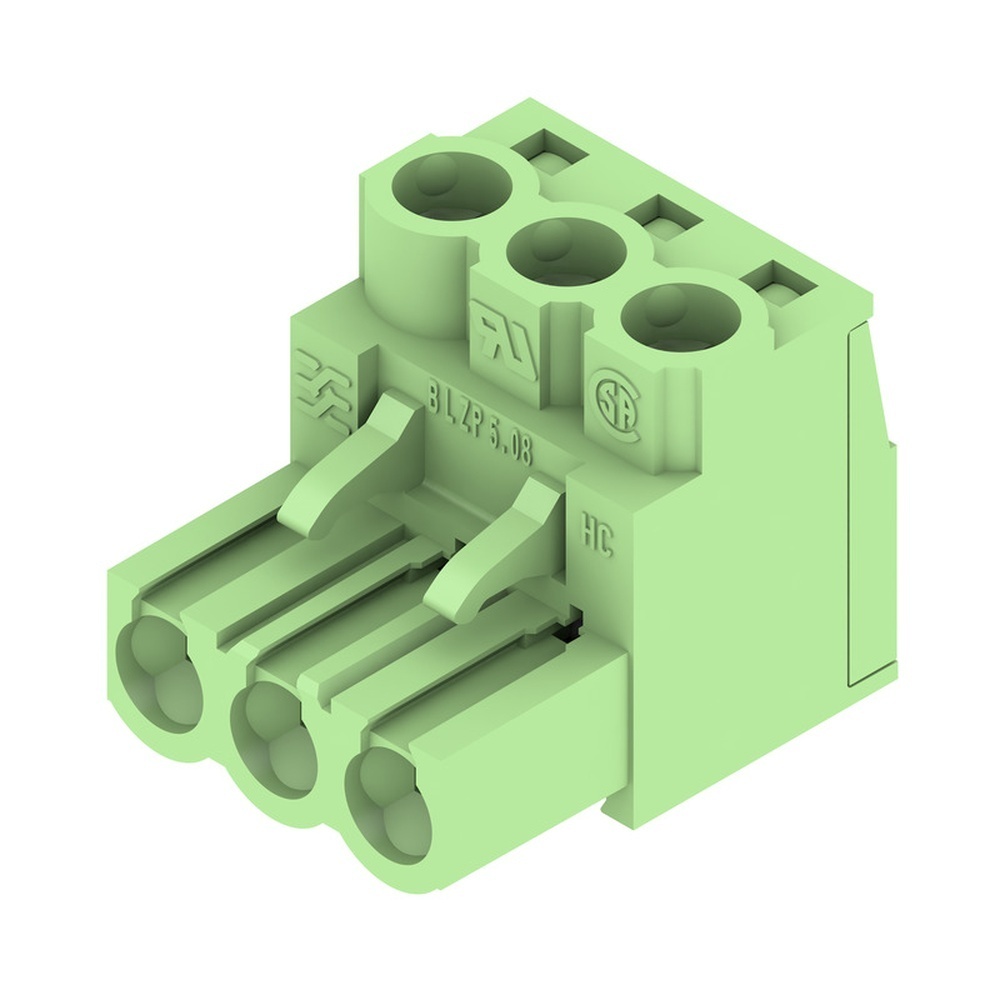 Weidmüller Leiterplattensteckverbinder 1137310000 Typ BLZP 5.08HC/03/180 SN GN BX