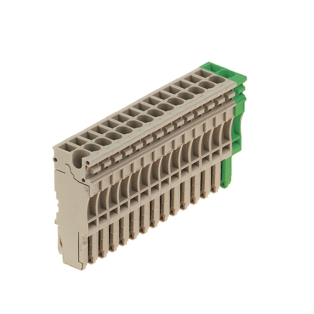 Weidmüller Stecker 1867220000 Typ ZP 2.5/1AN/15 GN/BE