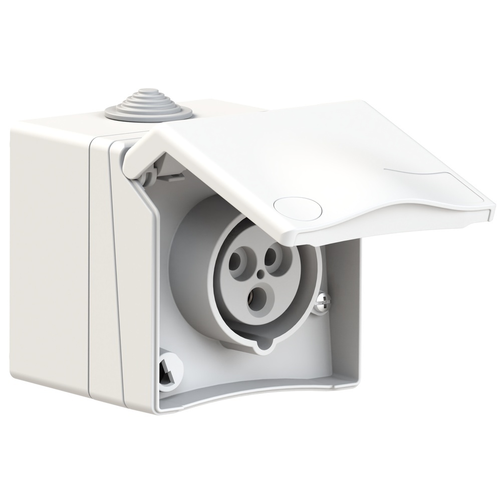 Bals Wandsteckdose 110710 Typ 110710/CEE-Steckdose16A3pIP44230V6h