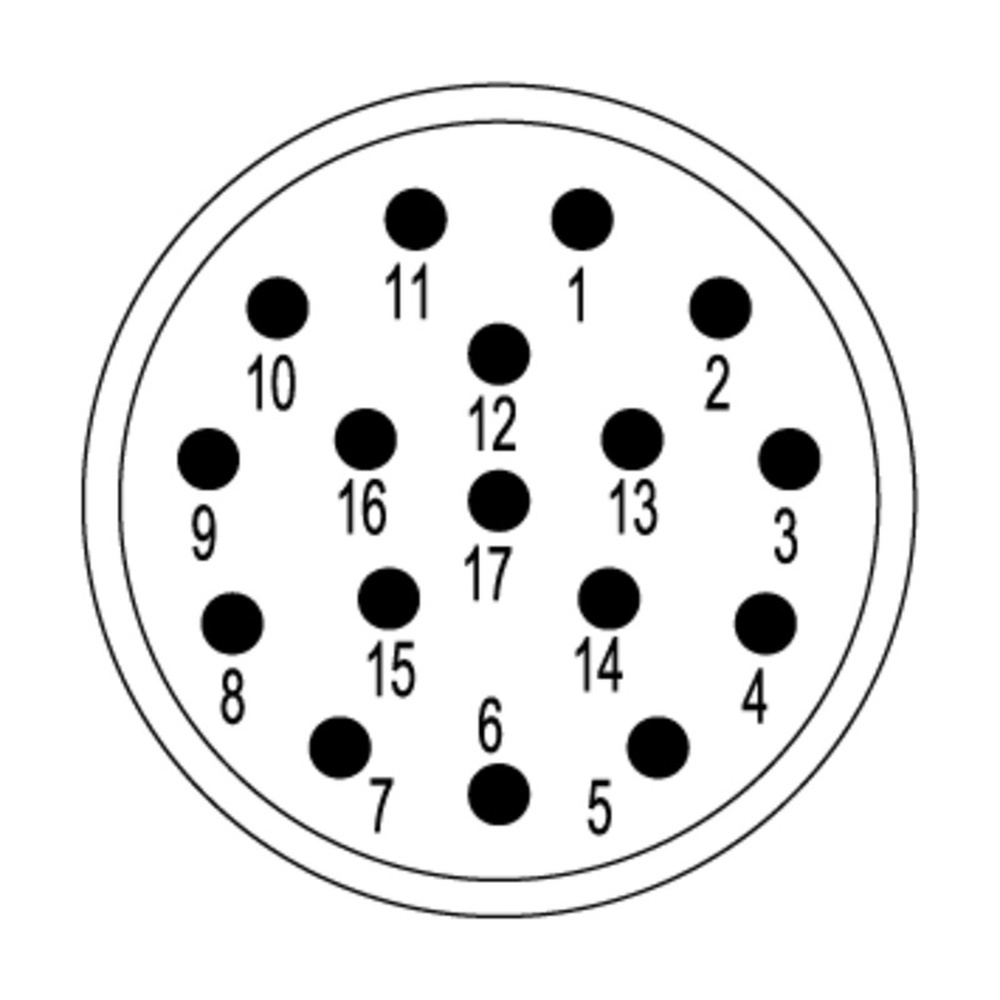 Weidmüller Kontakteinsatz 1170100000 Typ SAI-M23-SE-17