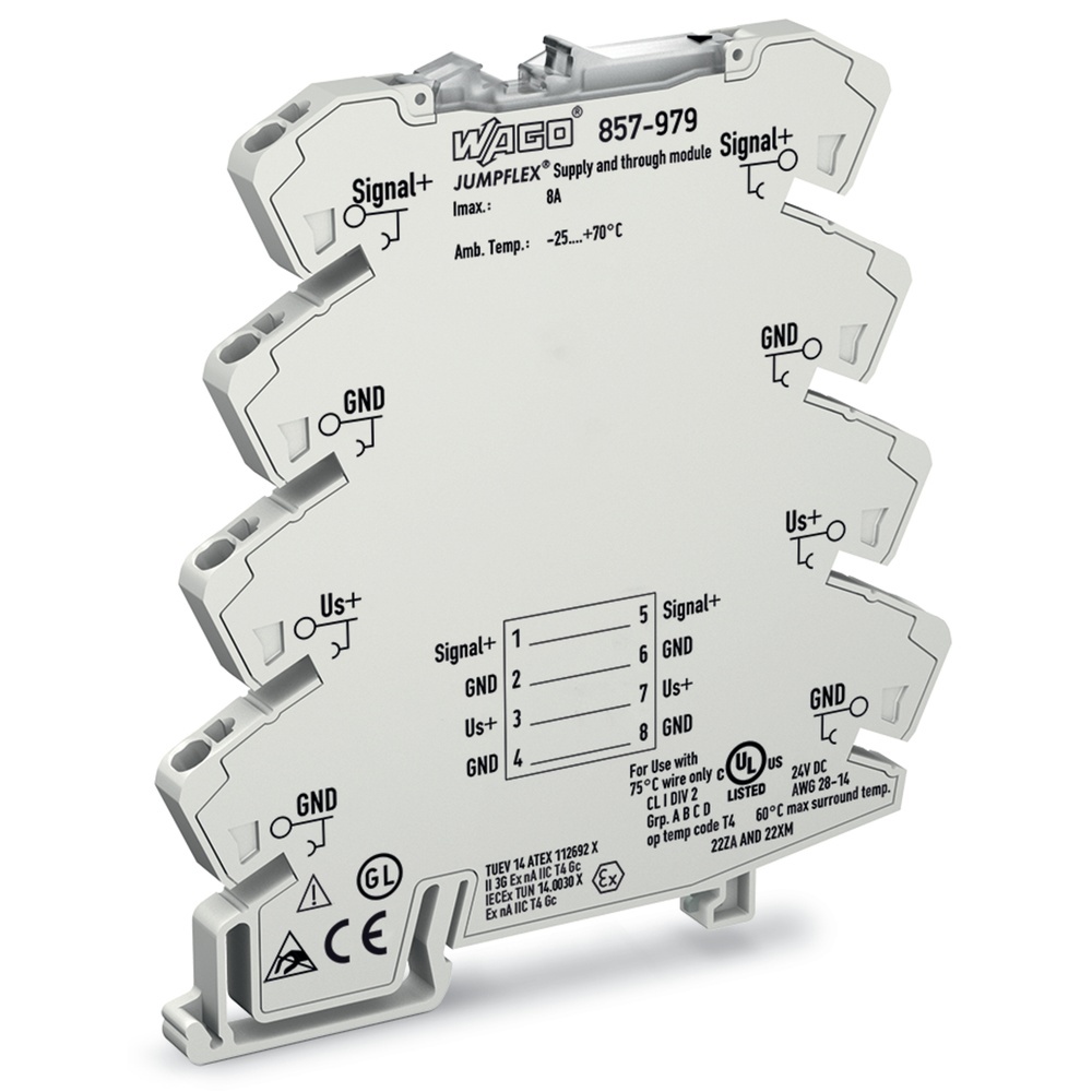 Wago Einspeise und Durchgangsklemme 857-979