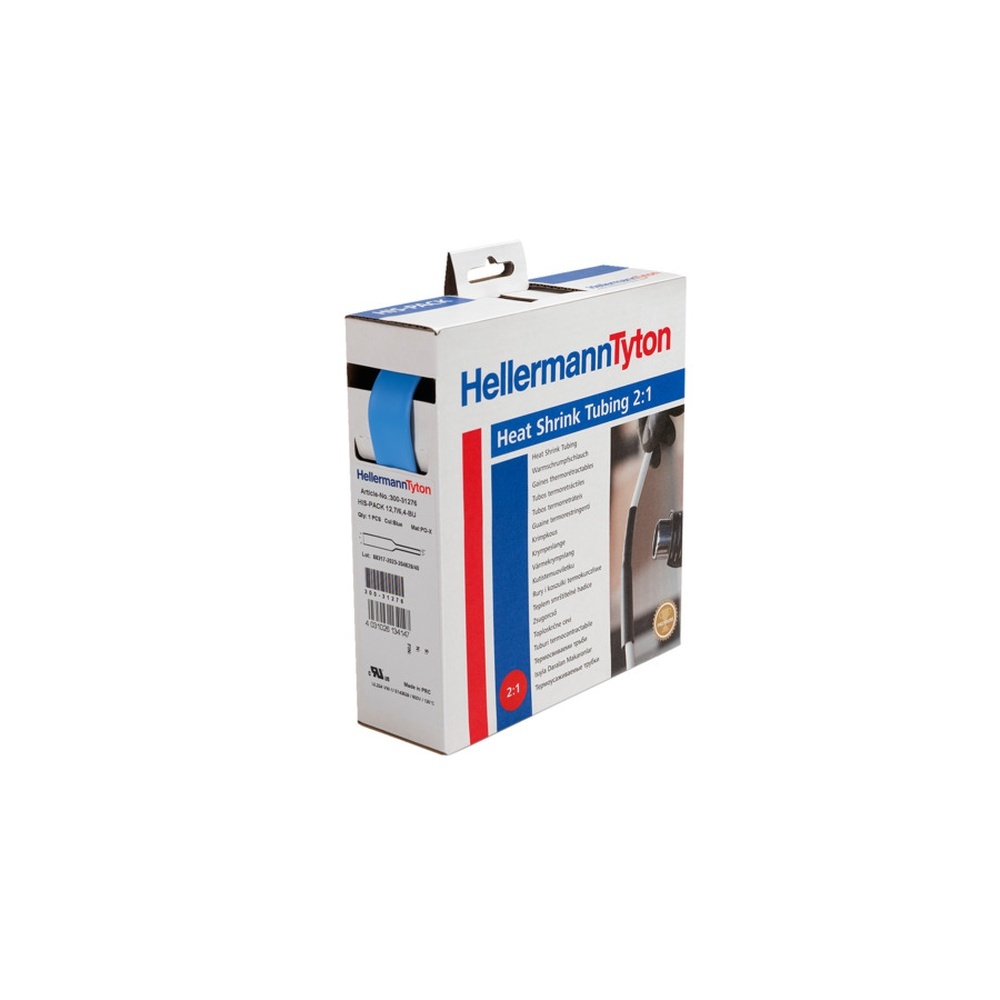 Hellermann Warmschrumpfschlauch 300-31276 Typ HIS-PACK-12.7/6.4 PO-X BU 5