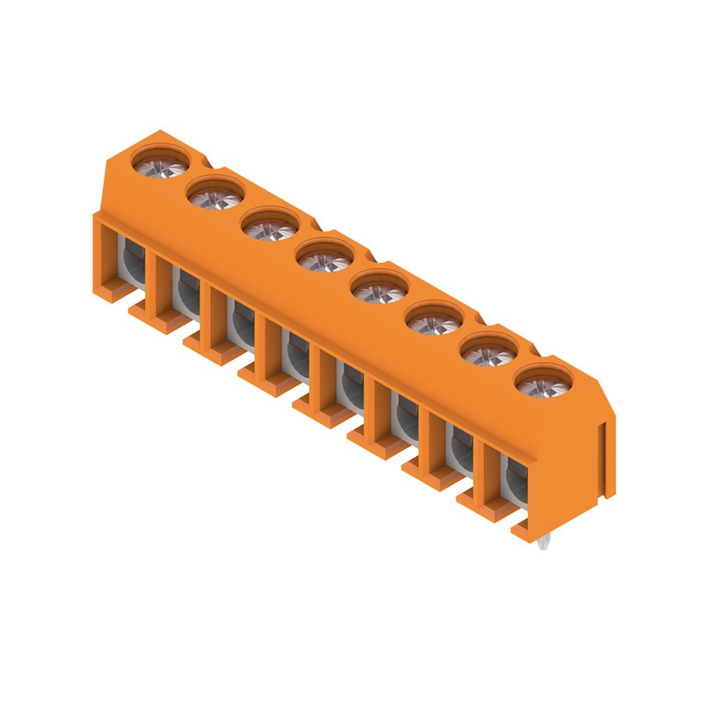 Weidmüller Leiterplattenklemme 1234600000 Typ PM 5.08/08/90 3.5SN OR BX