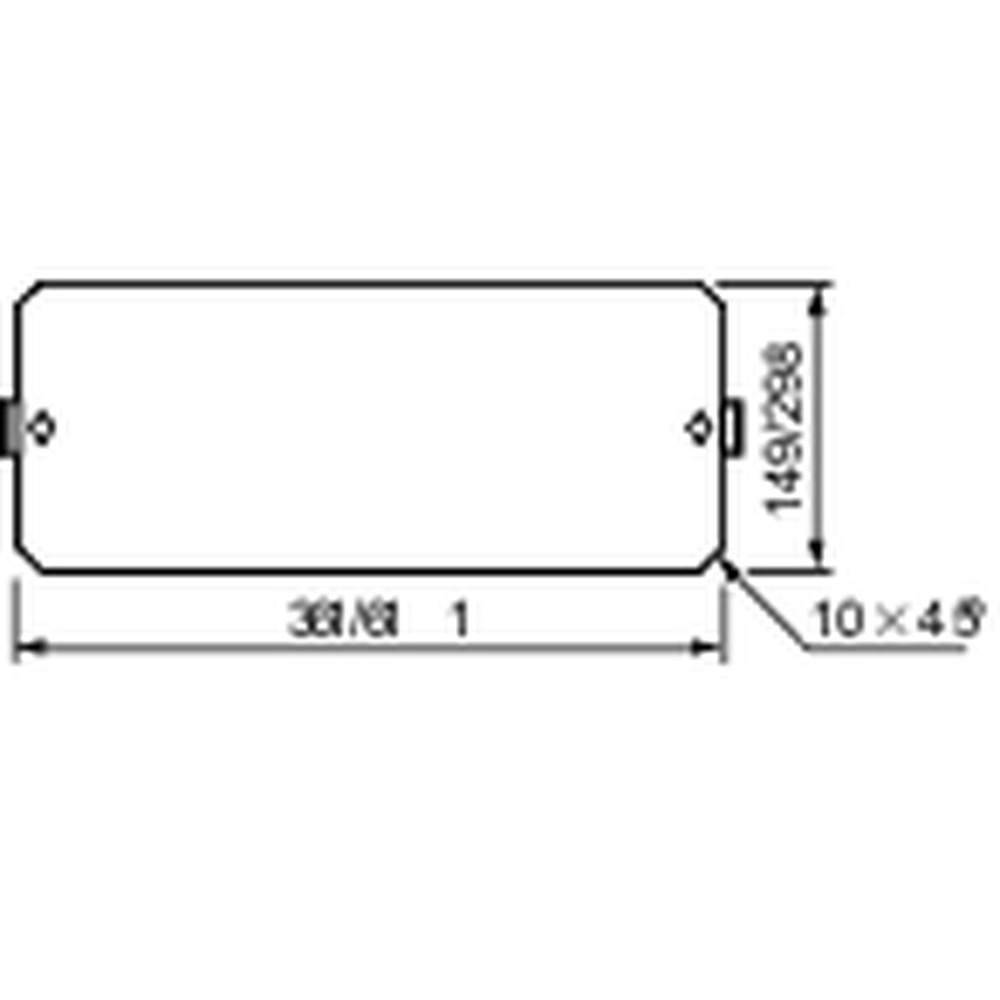 Schneider Electric Montageplatte NSYPMP500DLP