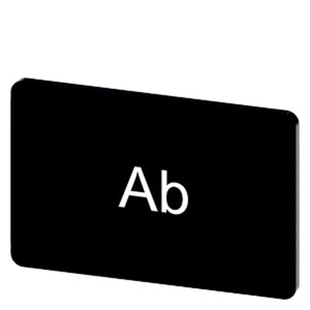 Siemens Bezeichnungsschild 3SU1900-0AD16-0AE0