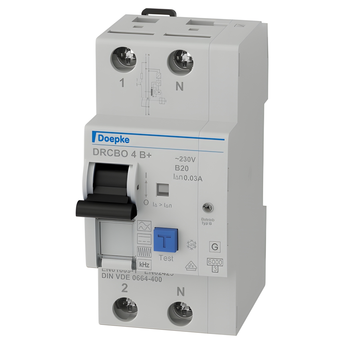 Doepke FI LS Kombination 09949305 Typ DRCBO 4 B20/0,03/1N-B+