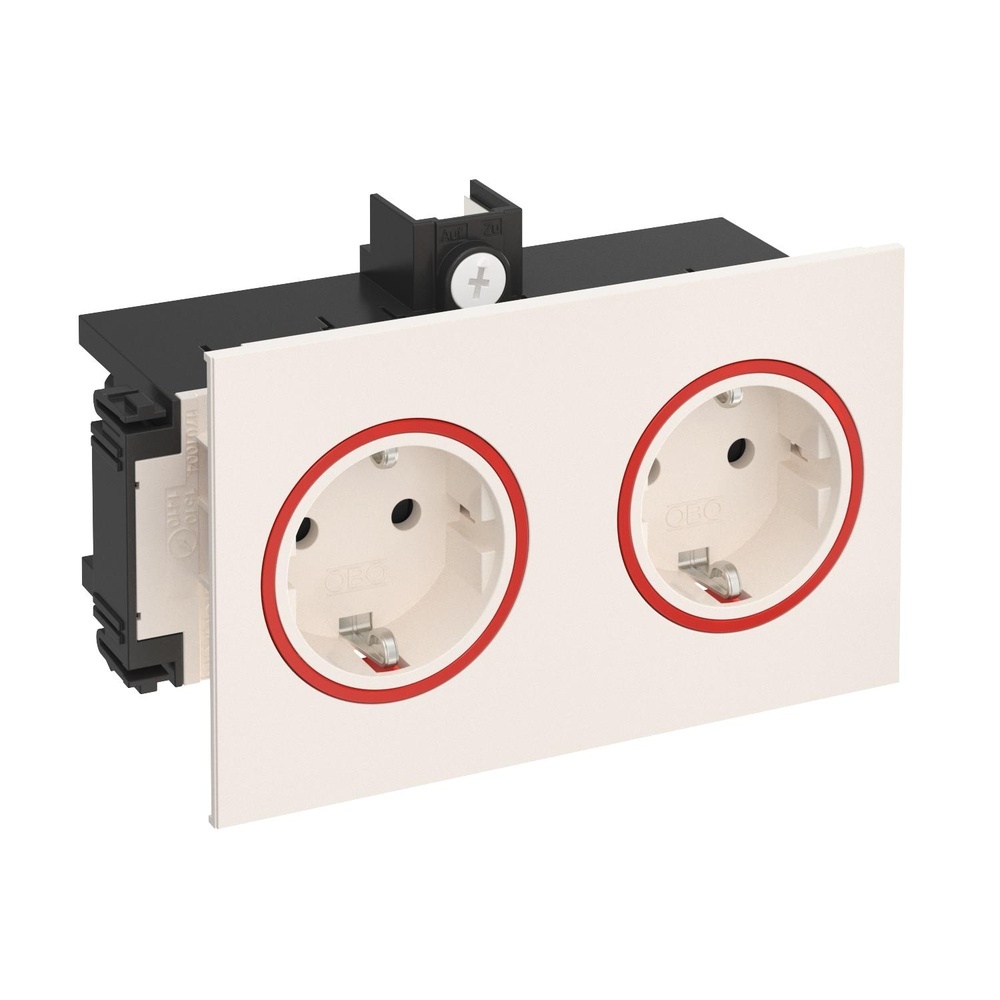 OBO Bettermann Steckdose 6121018 Typ BRK 2STD cwsrt