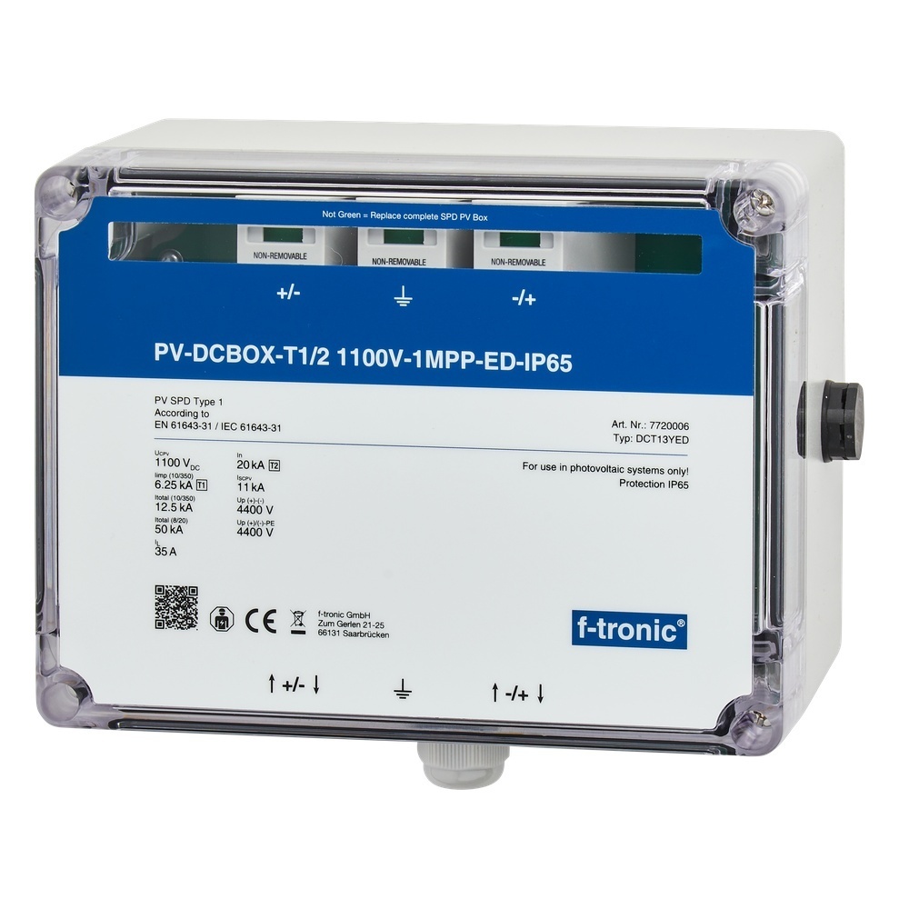 f-tronic Überspannungsschutz Anschlussbox 7720006 Typ DCT13YED