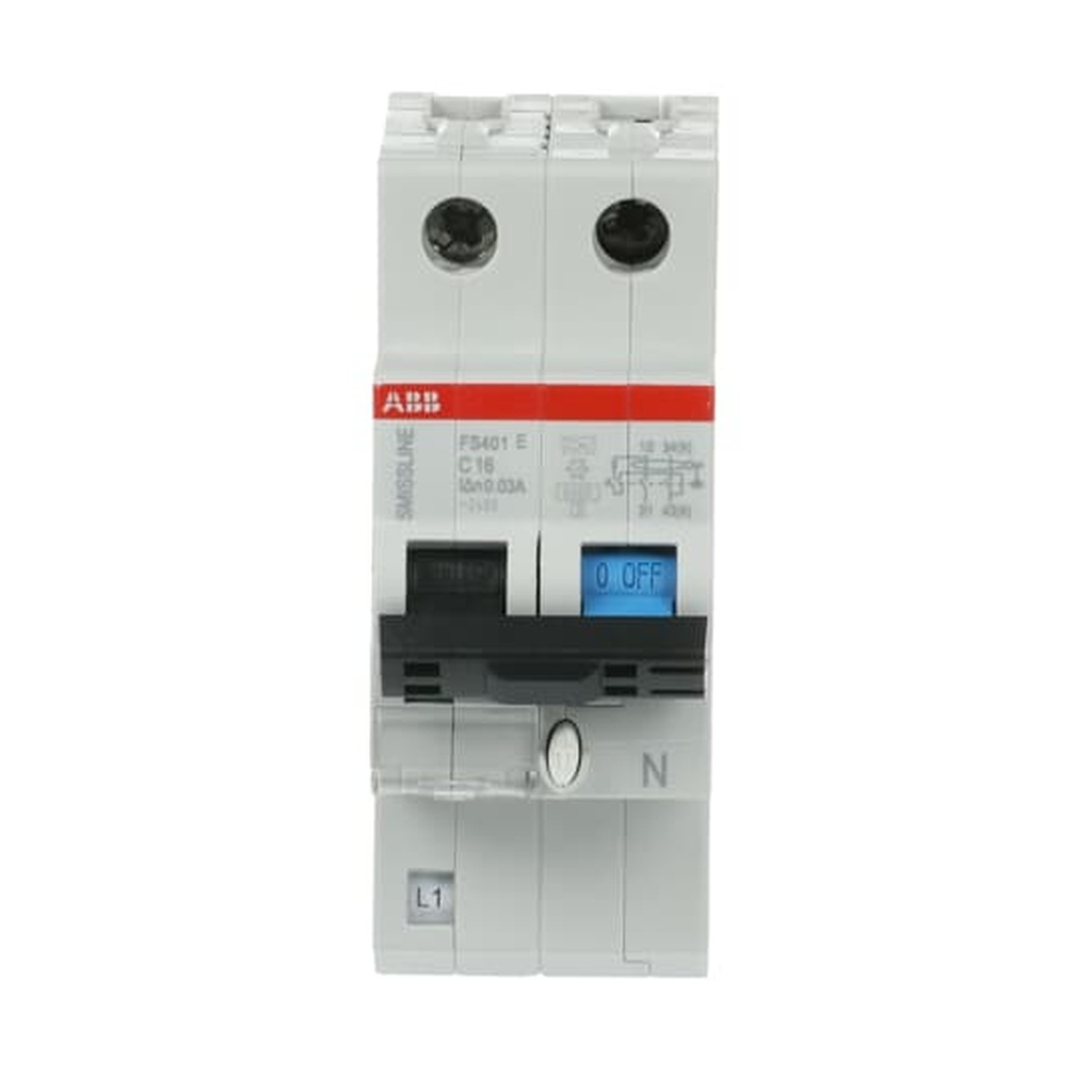 ABB Kombination FI Schalter Leitungsschutzschalter 2CCL562111E0164 Typ FS401E-C16/0.03