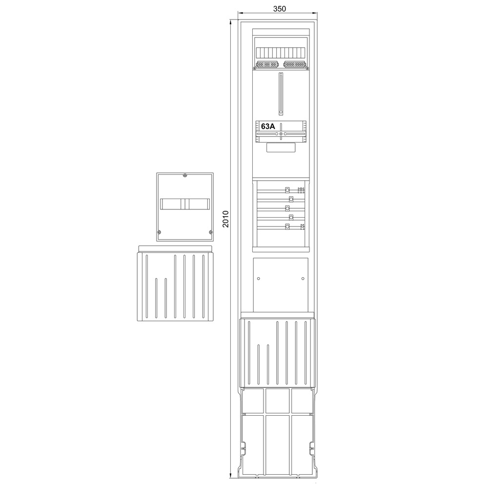 f-tronic Anschlusssäule ZSA2012ZKHO Nr. 7160103