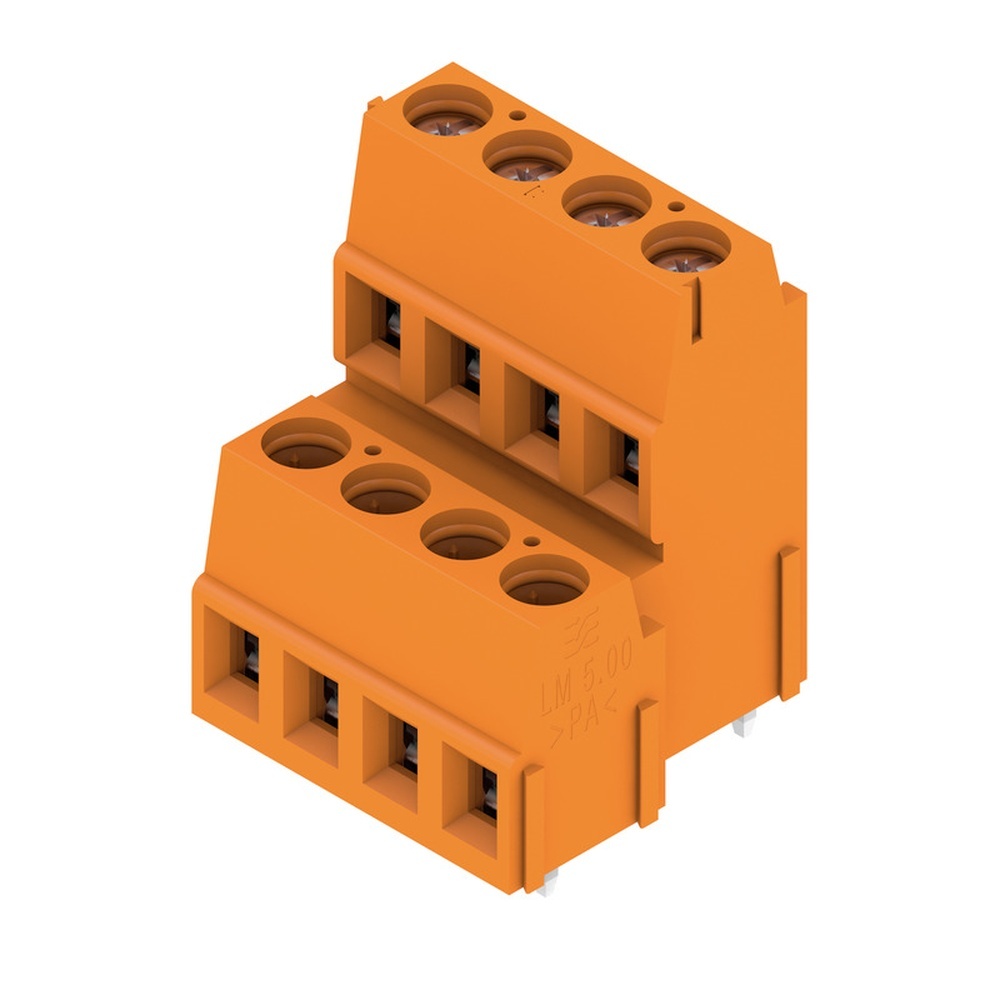 Weidmüller Leiterplattenklemme 1768870000 Typ LM2N 5.08/08/90 3.5SN OR BX