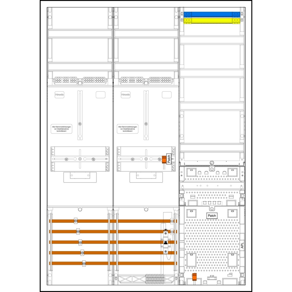 f-tronic Sammelschienenklemmen 7190501 Typ 3HZ732APZRFZB6