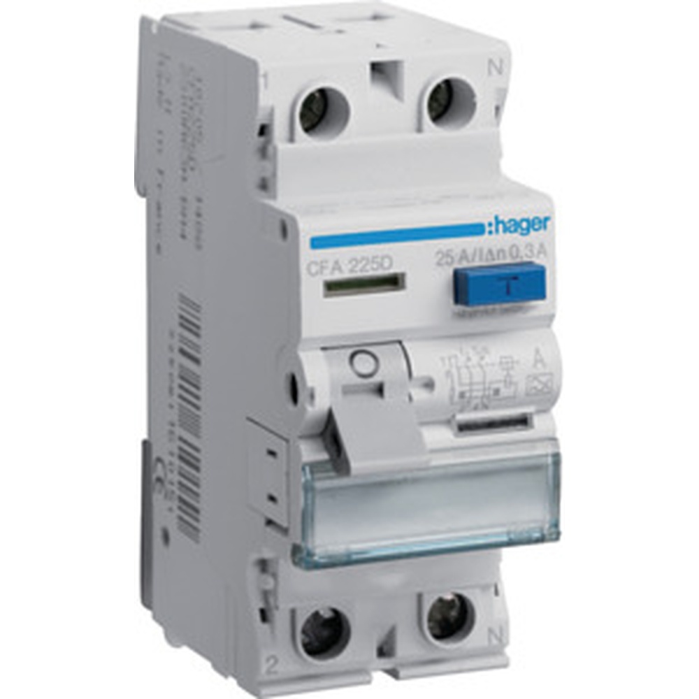 Hager Fehlerstromschutzschalter CFA225D