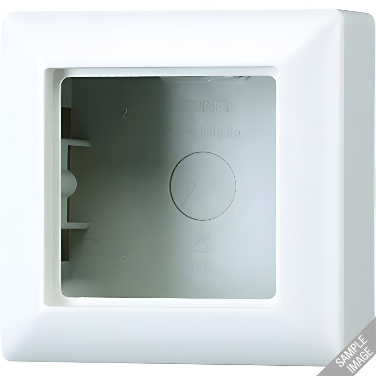 Jung Aufputz Kappe AS 581 A W