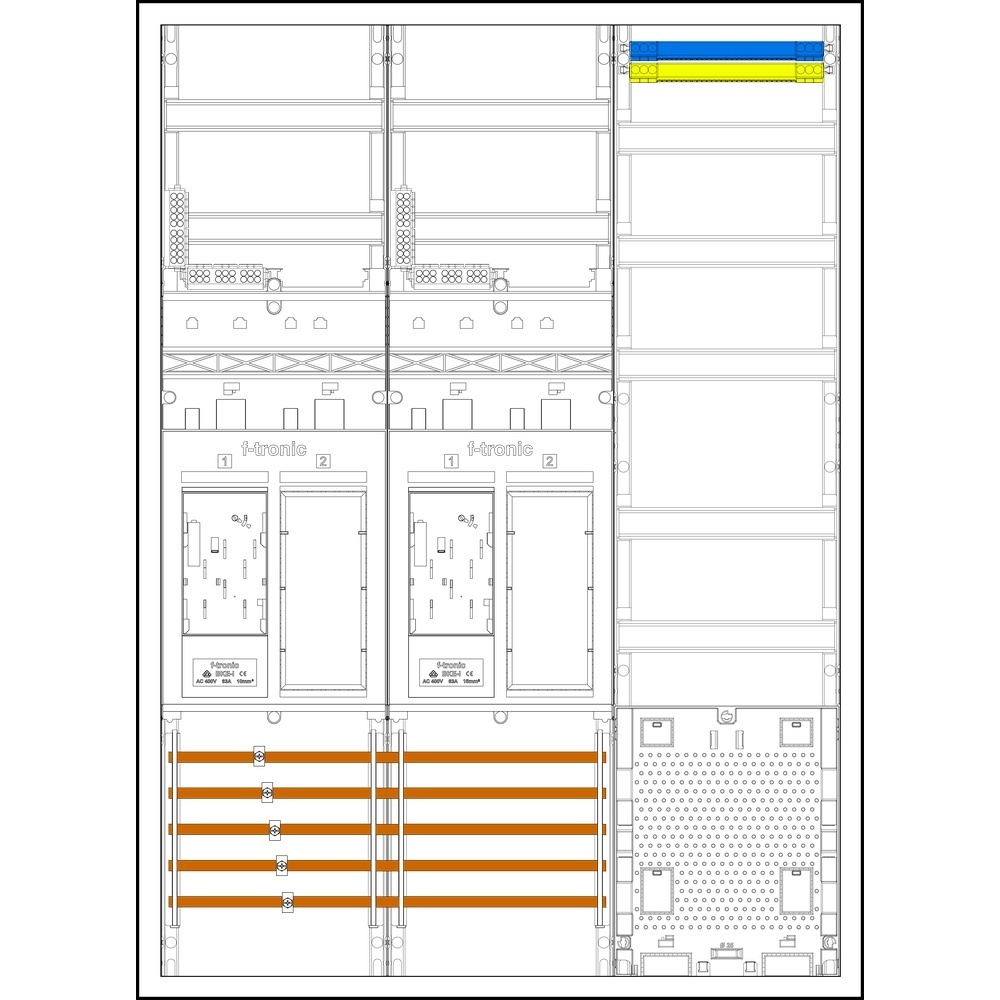 f-tronic Komplettschrank 7195500 Typ EHZ732APZL