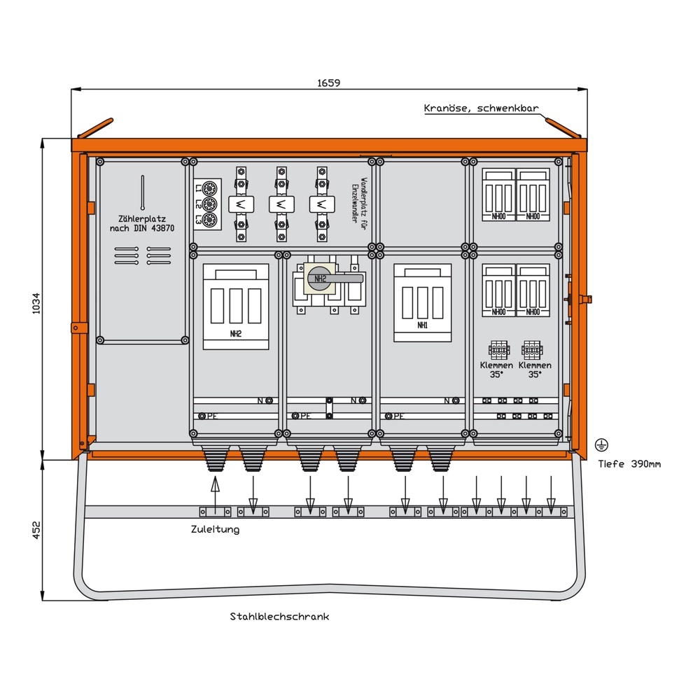 Walther-Werke Anschlussschrank WA0046
