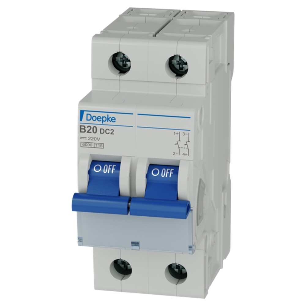 Doepke LS Schalter 2p B Char 09912084 Typ DLS 6hdc B20-2