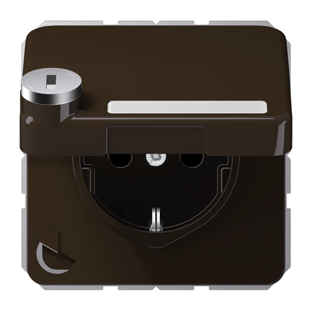 Jung Schutzkontakt Steckdose CD 1520 NAKLSL BR