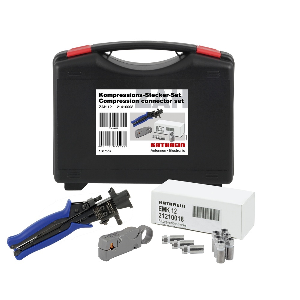 Kathrein Kompressions Stecker Set 21410008 Typ ZAH 12
