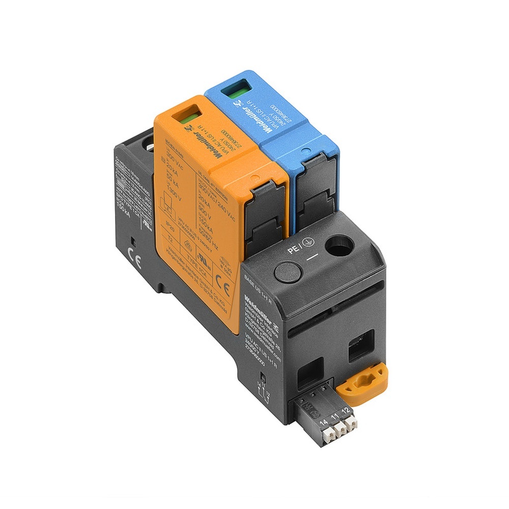 Weidmüller Überspannungsableiter 2736460000 Typ VPU AC II US 1+1 R 240/50 Y