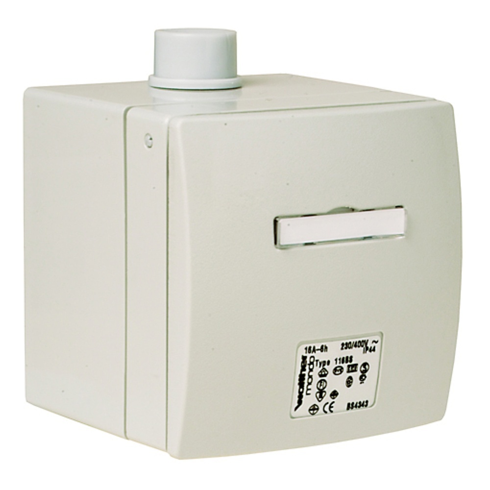 Walther-Werke Aufputzwandsteckdose 116306BS