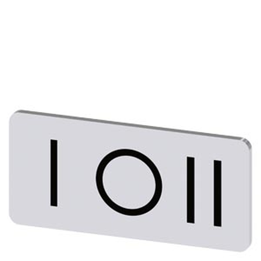 Siemens Bezeichnungsschild 3SU1900-0AC81-0QK0