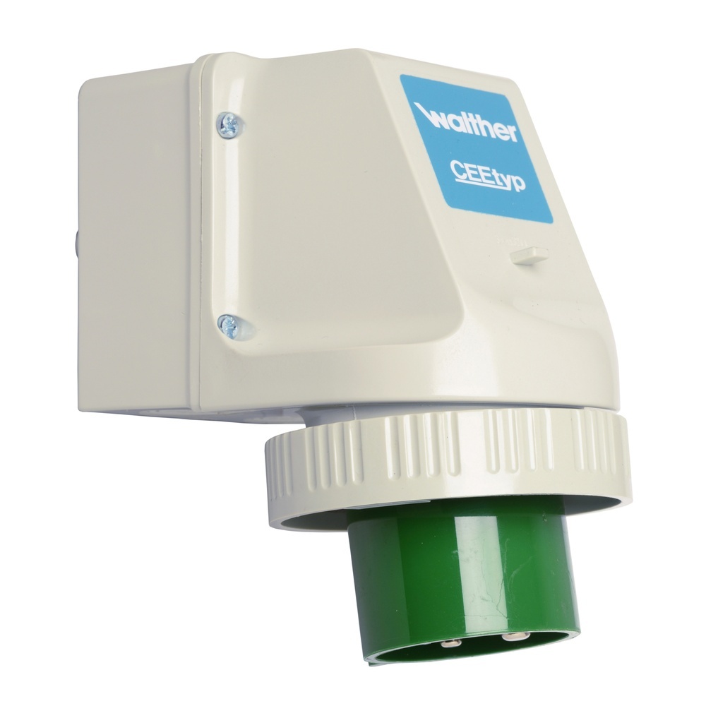 Walther-Werke Wasserdichter Wandgerätestecker 638402