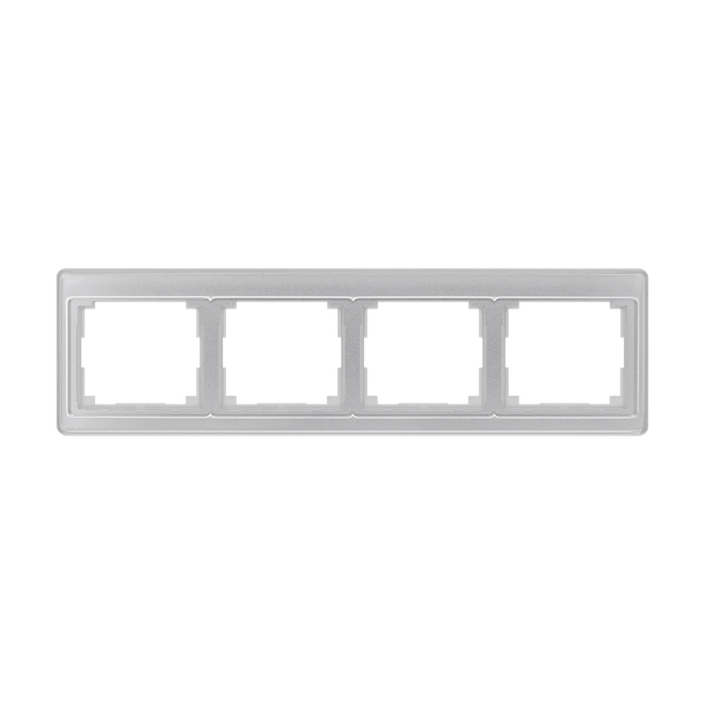 Jung Rahmen 4fach SL 5840 SI