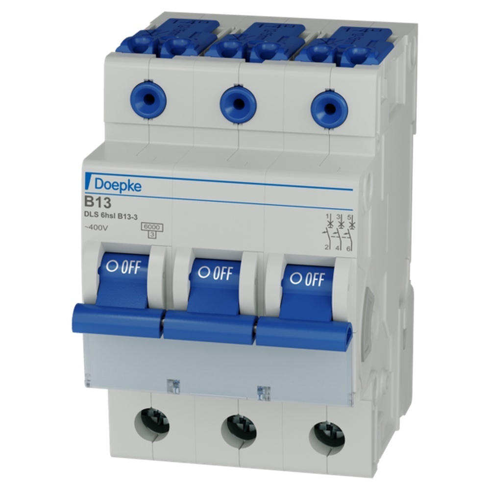 Doepke LS Schalter 3p B Char 09917112 Typ DLS 6HSL B13-3 6KA