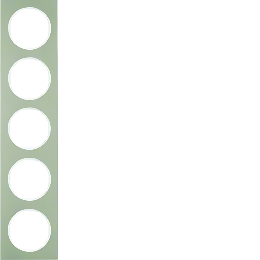 Berker 5fach Rahmen 10152214