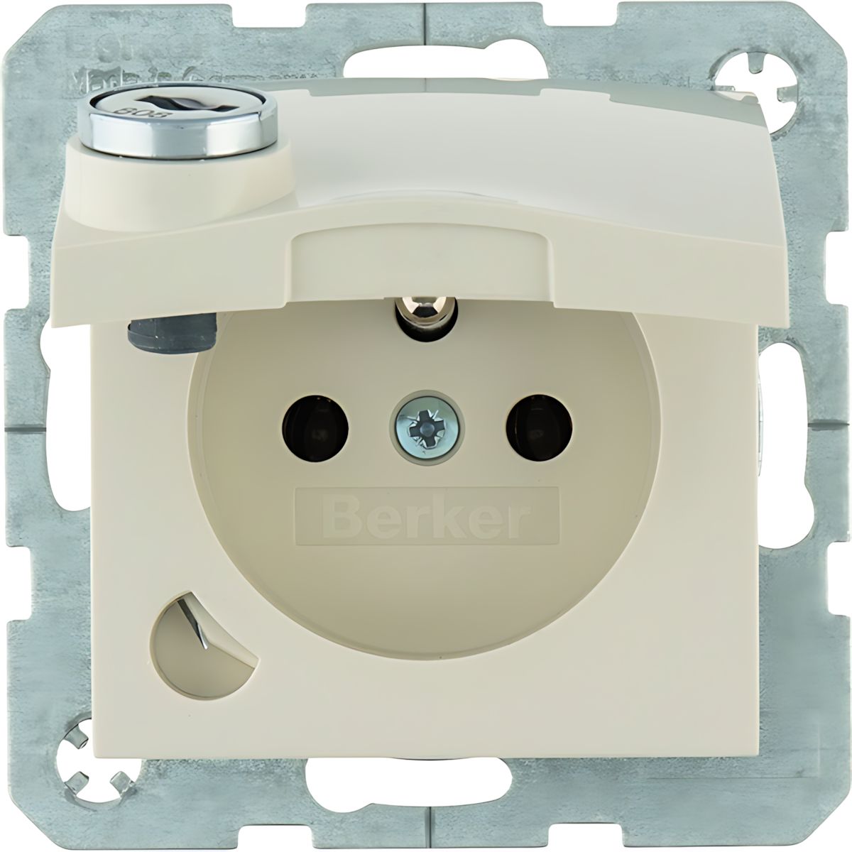 Berker Steckdose mit Erdstift 6768118982