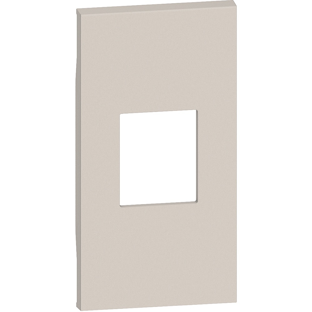 Bticino LivingNow Abdeckung 2-modulig für Glasfaser-Steckdose in der Farbe Sand KM13M2