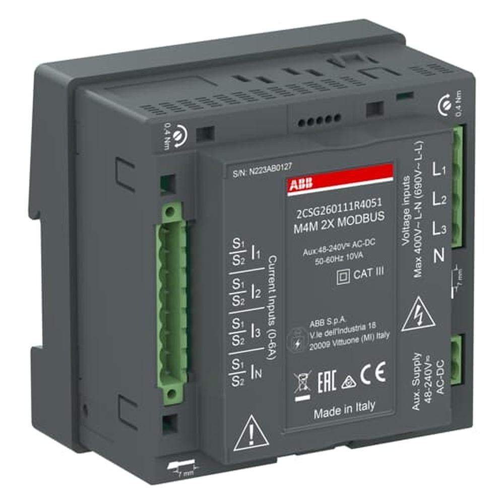 ABB Elektrizitätszähler 2CSG239085R4051 Typ M4M 2X MODBUS PQ2